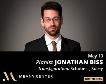 May 13 Pianist Jonathan Biss Meany Center Buy Tickets
