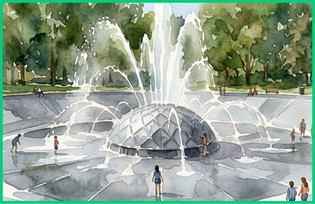 The International Fountain at Seattle Center