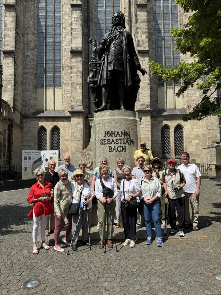 Following the steps of Johann Sebastian Bach in Leipzig.